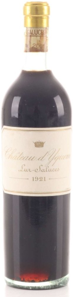 Château d’Yquem Sauternes 1921