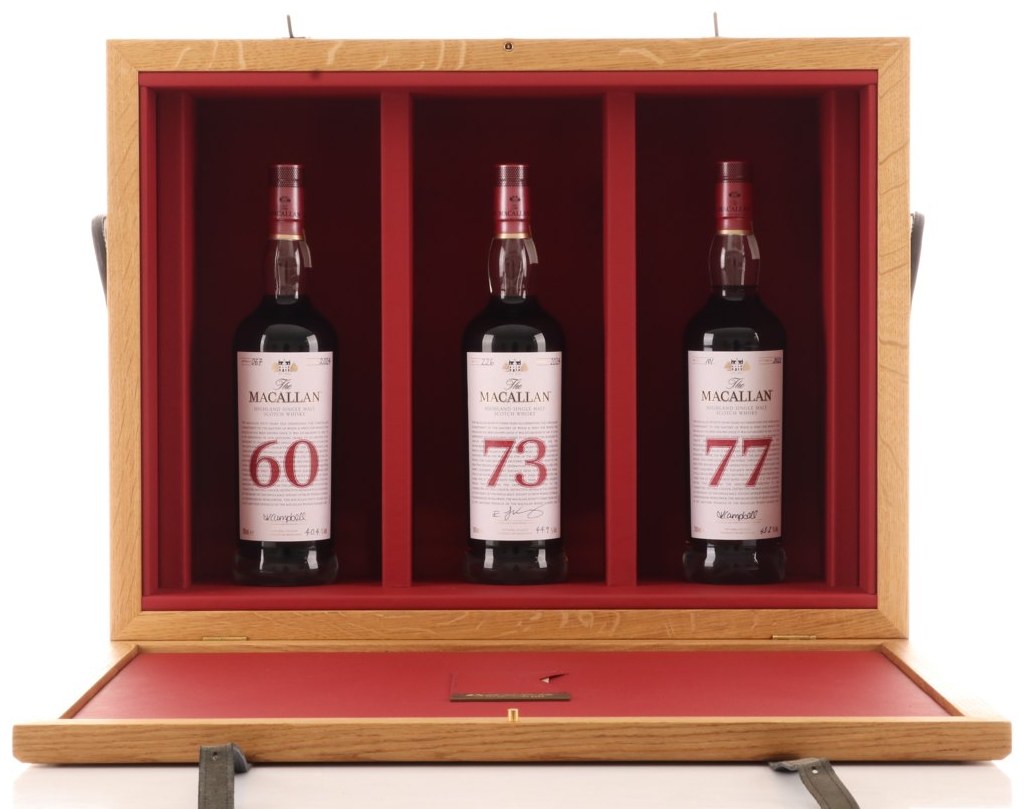 The Macallan The Red Collection: 60, 73 and 77 Years Old